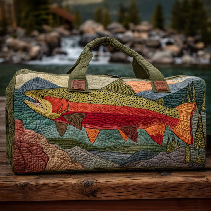 Borsa da viaggio trapuntata per la pesca NCU0VT259
