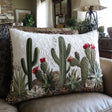 Copricuscino trapuntato con cactus NCU0PT8625