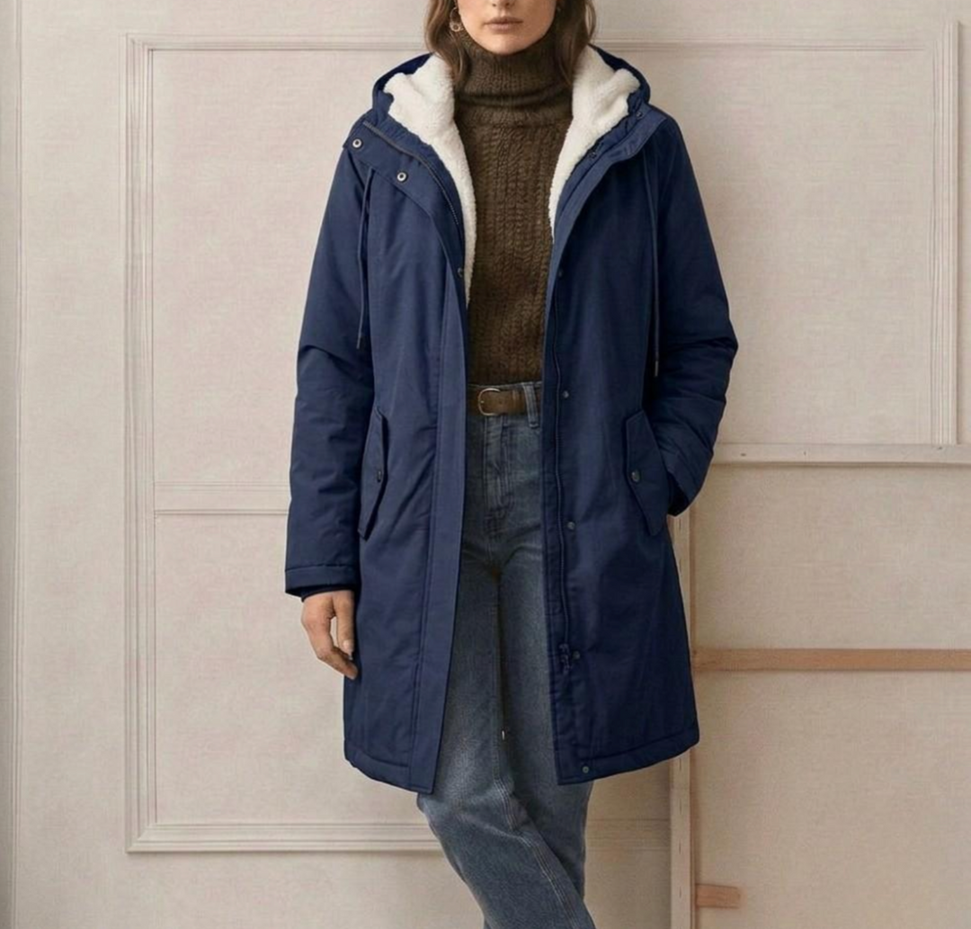 Matilda - cappotto impermeabile con cappuccio da donna