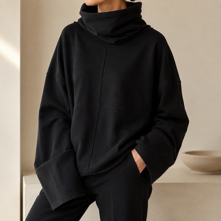 UZELINE | MAGLIONE OVERSIZE CON COLLO MORBIDO