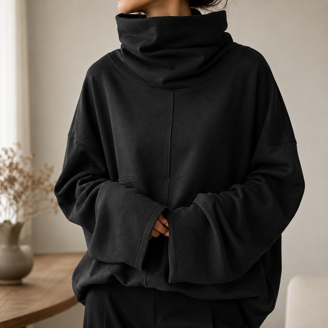 UZELINE | MAGLIONE OVERSIZE CON COLLO MORBIDO