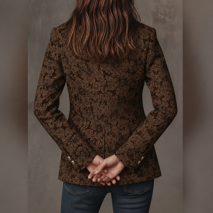 Rosamund | Blazer jacquard paisley da donna - vista 3