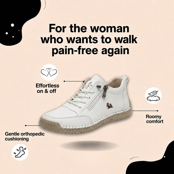 Mila | Scarpe comode con zip laterale