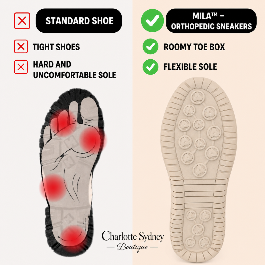 Mila | Scarpe comode con zip laterale
