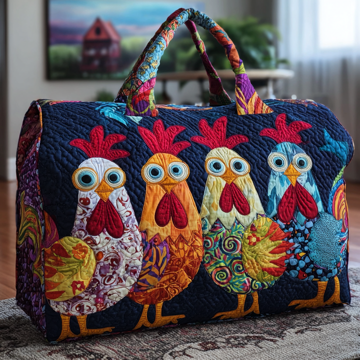 Borsa da viaggio trapuntata Chicken Glow NCU0DK9806
