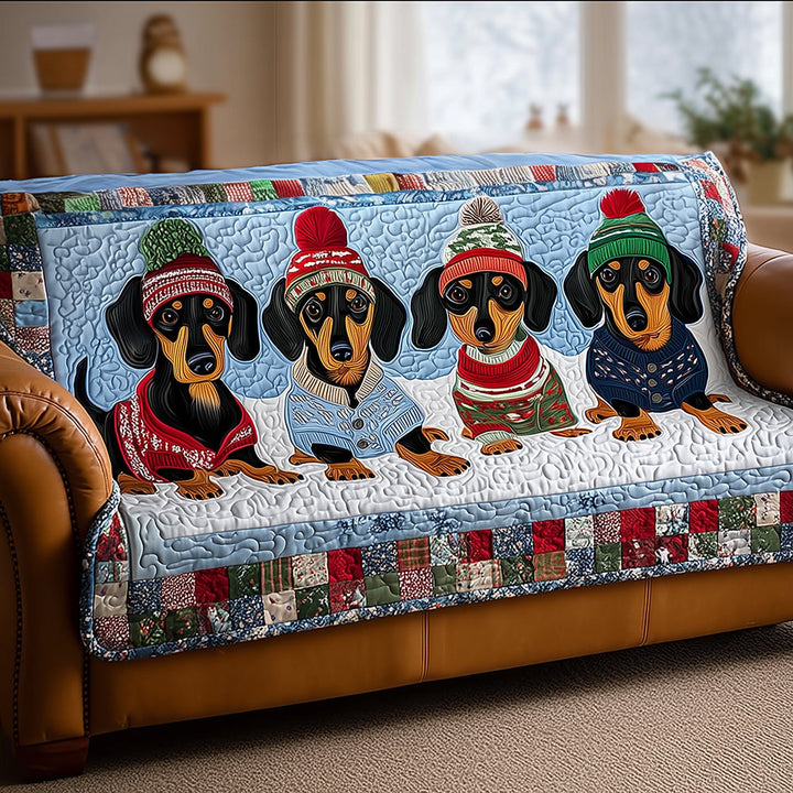 Copertura per Divano Trapuntata Chilly Dachshund Lane NCU0TH3702