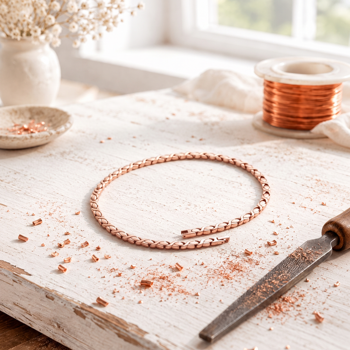 Collana in rame Splice