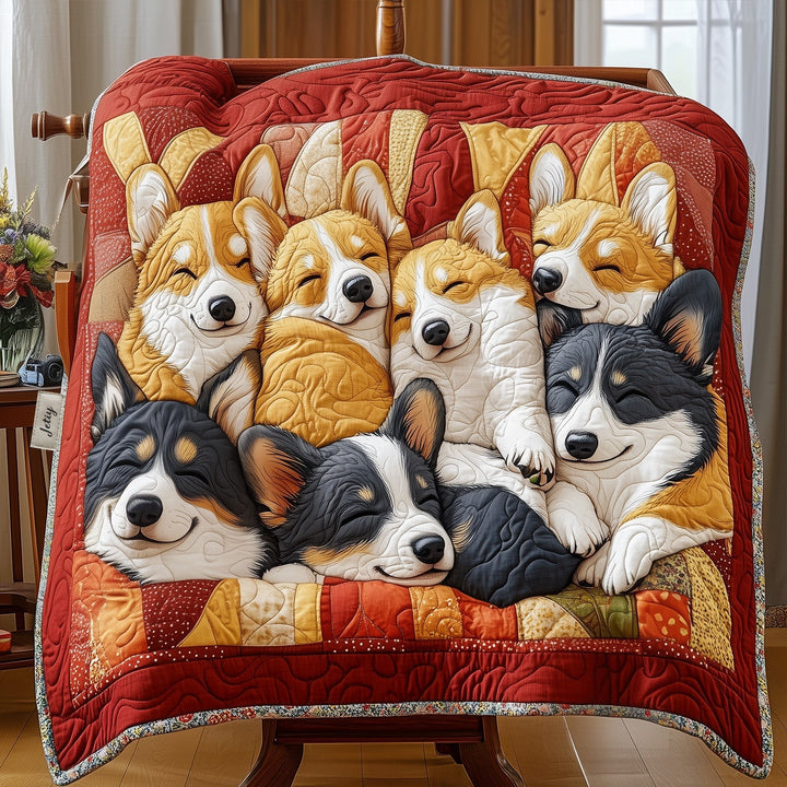 Coperte Trapuntata Corgi Cuddle Squad NCU0PT1468