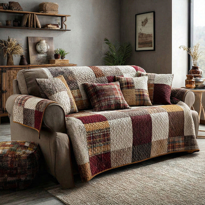 Copertura per Divano Trapuntata Country Home NCU0NT11982