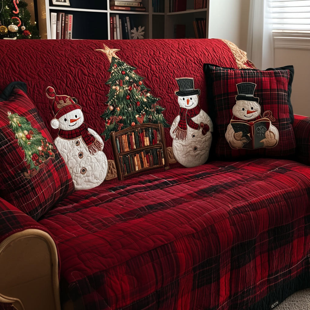 Copertura per Divano Trapuntata Cozy Frosty Nights NCU0PT9885