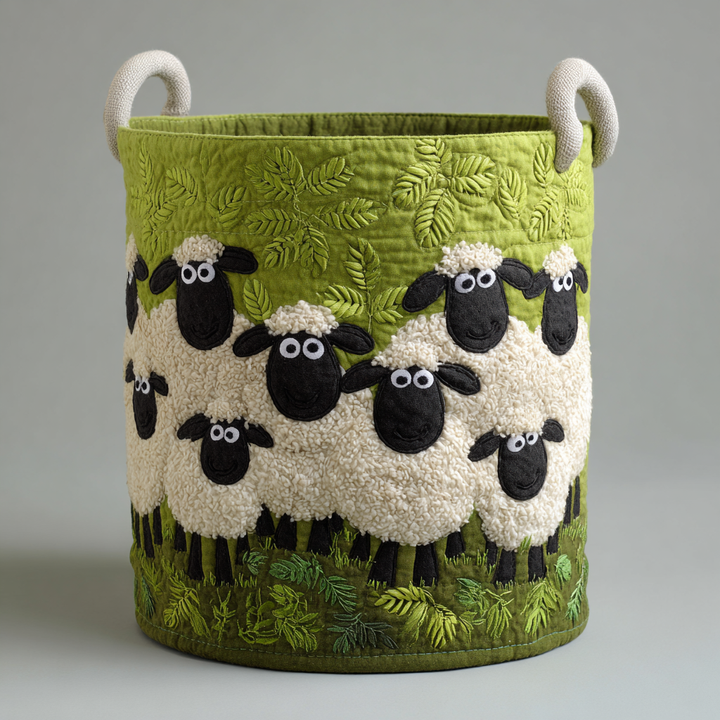 Cesto della Biancheria Imbottito Cozy Sheep NCU0DDK1806