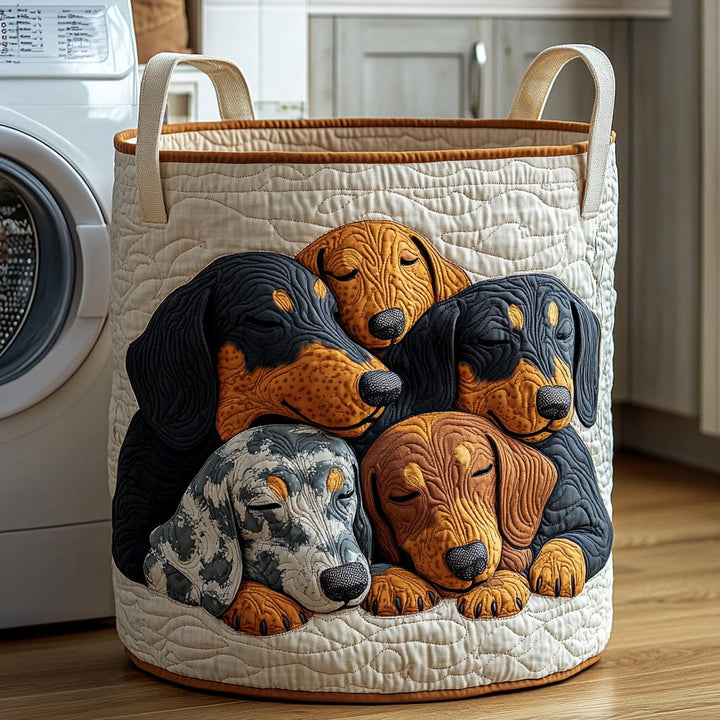 Cesta per la biancheria Dream Quilted Dachshund NCU0LDH007