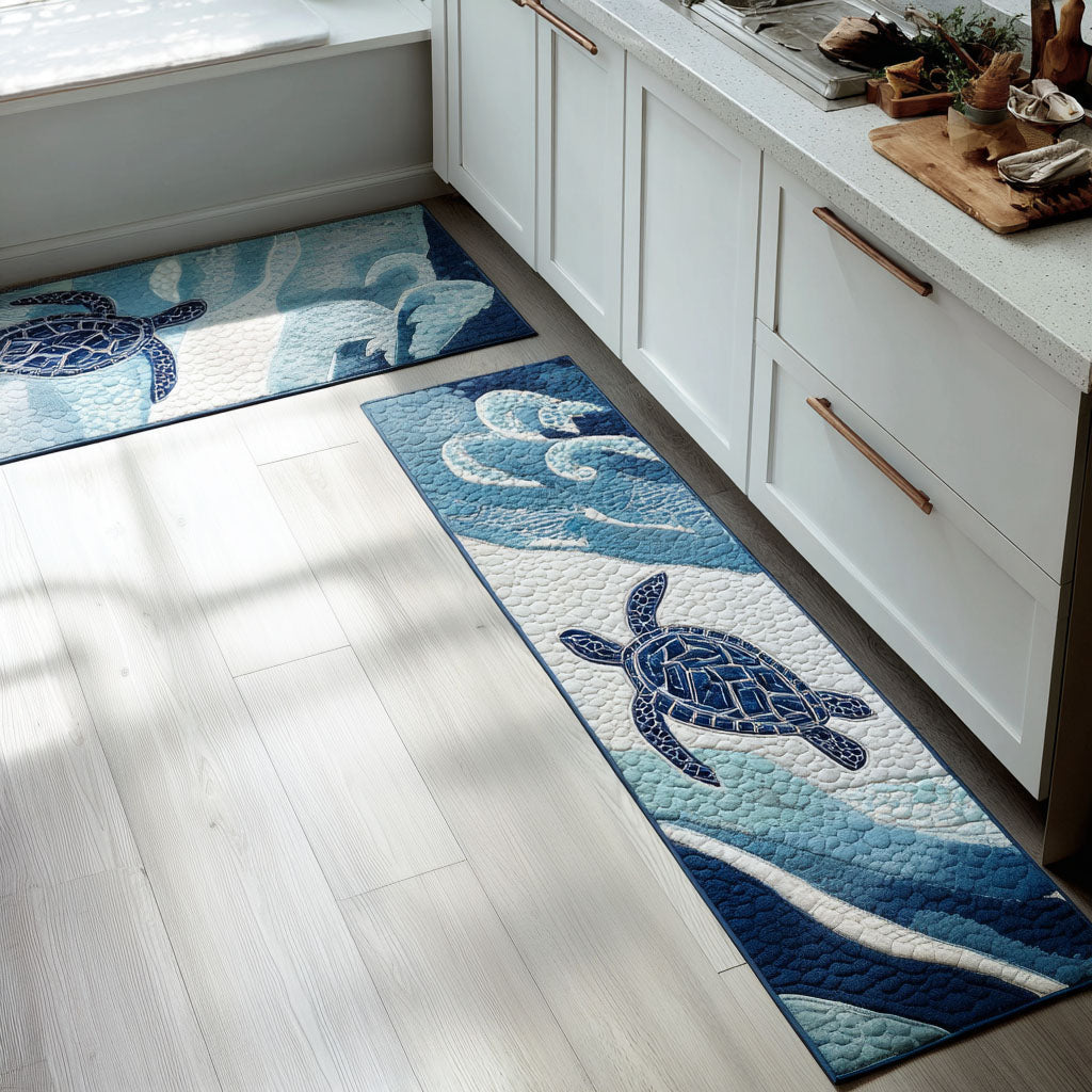 Tappeto da cucina antiscivolo con mare blu profondo NCU0PT10164