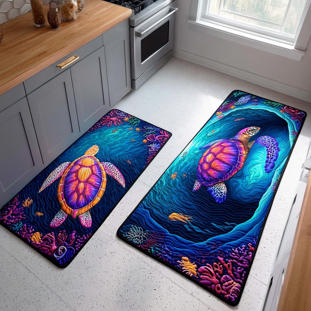 Tappeto da cucina antiscivolo con mare blu profondo NCU0TD1437