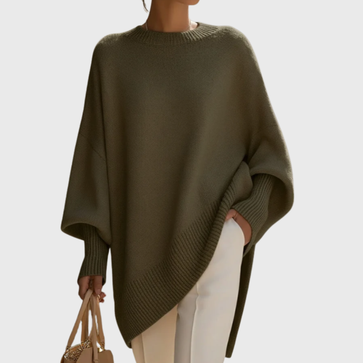 LIVIA | PONCHO PULLOVER OVERSIZE