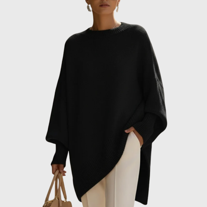 LIVIA | PONCHO PULLOVER OVERSIZE