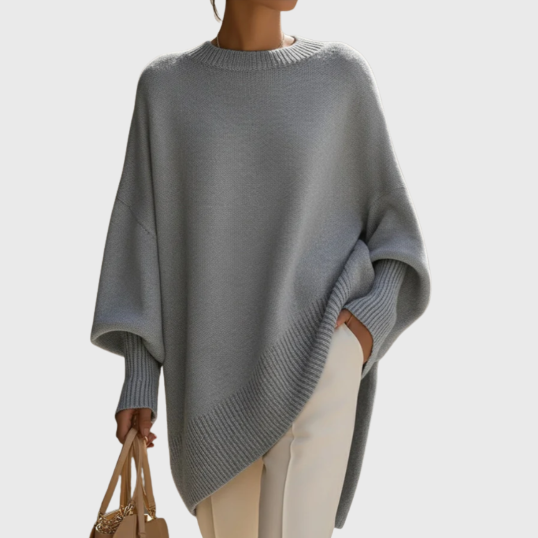 LIVIA | PONCHO PULLOVER OVERSIZE