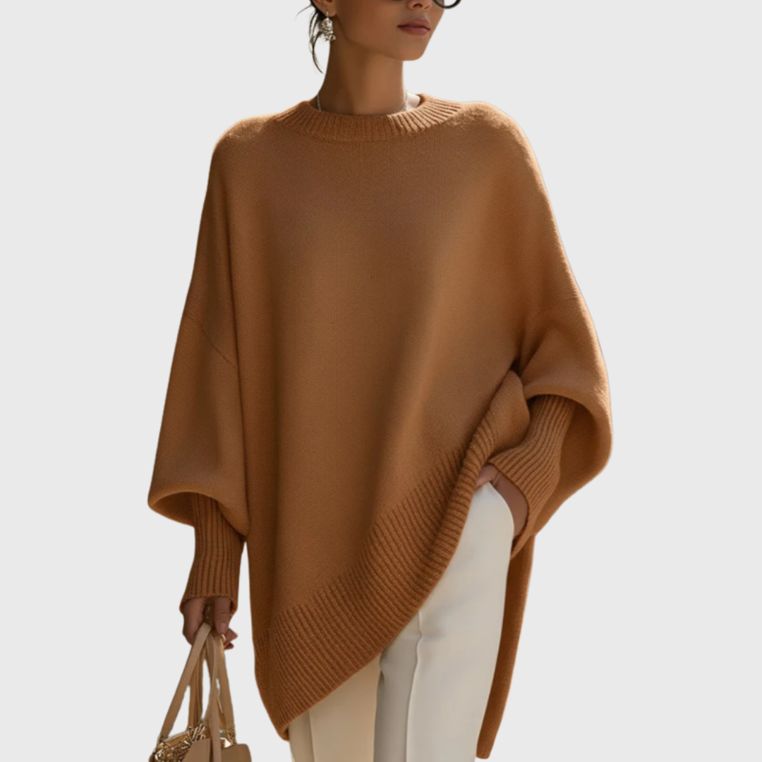 LIVIA | PONCHO PULLOVER OVERSIZE