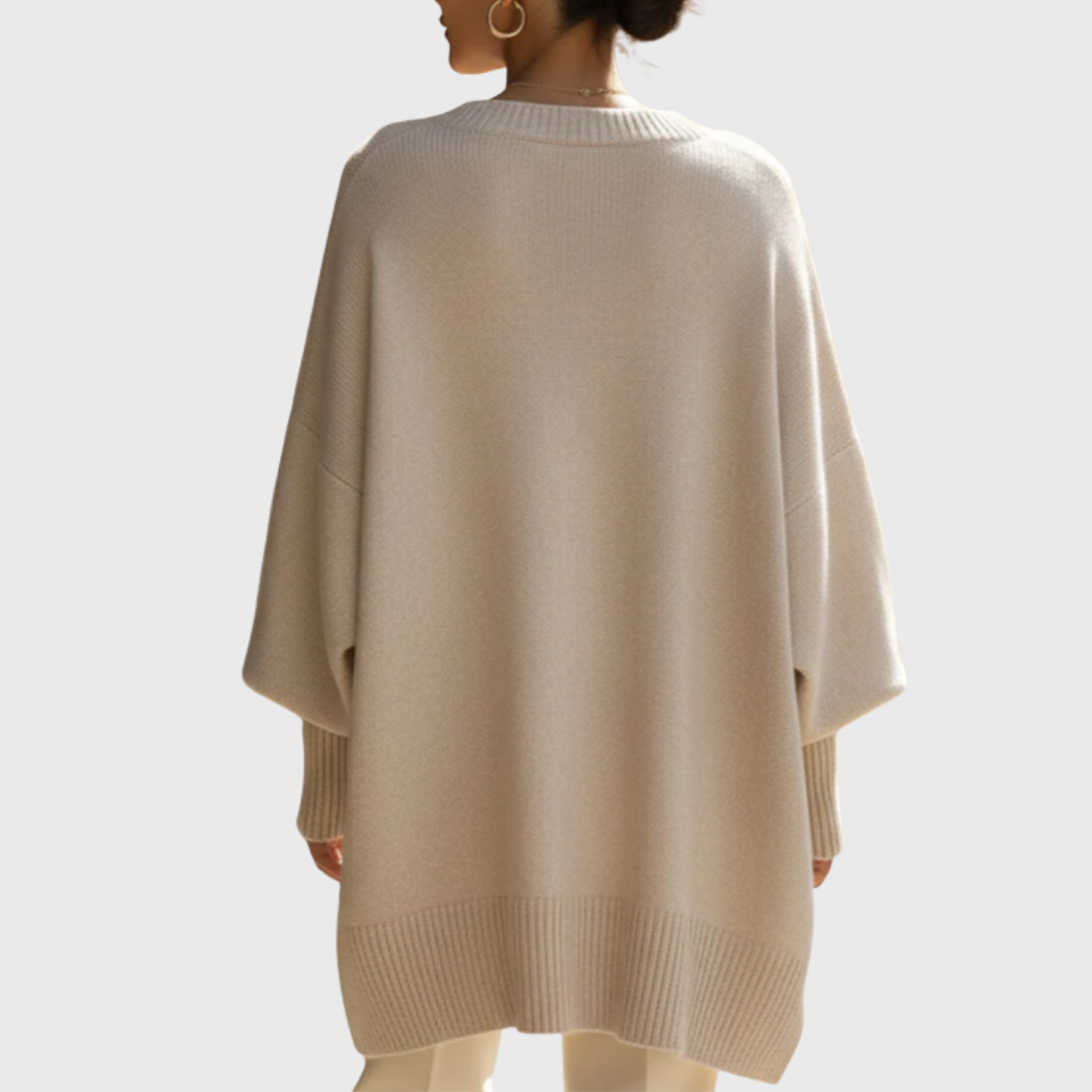LIVIA | PONCHO PULLOVER OVERSIZE