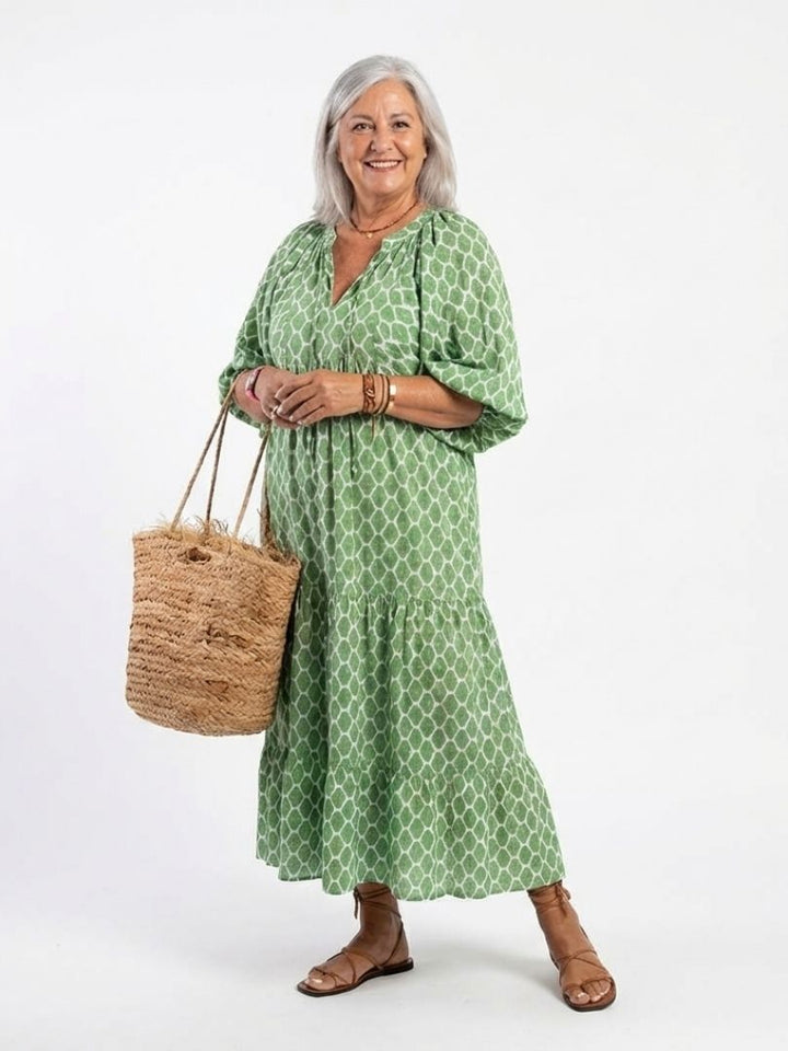 Apolline | Abito Midi con Scollo a V