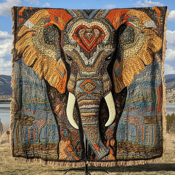 Coperta Woven Safari Elefante NCU0PT7313