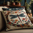Copricuscino trapuntato con piume decorative NCU0PT8213