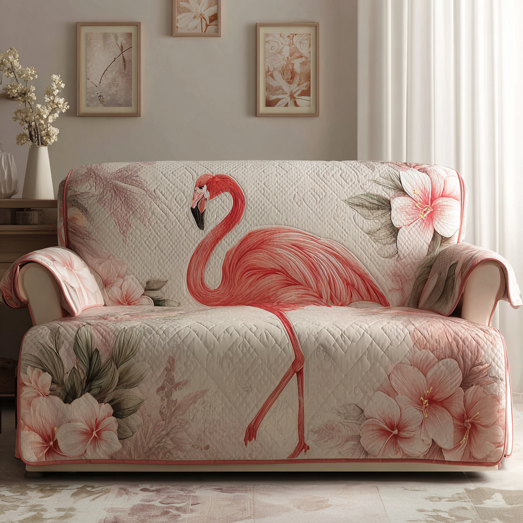 Copertura per Divano Trapuntata Flamingo Breeze NCU0DV8999