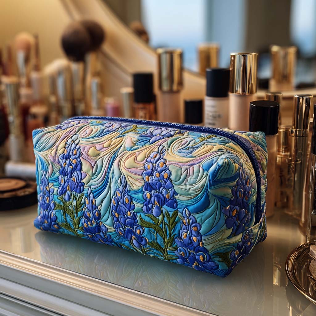 Beauty case trapuntato con motivo floreale NCU0NT10303
