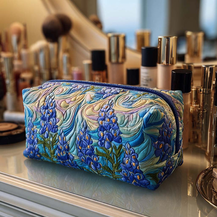 Beauty case trapuntato con motivo floreale NCU0NT10303