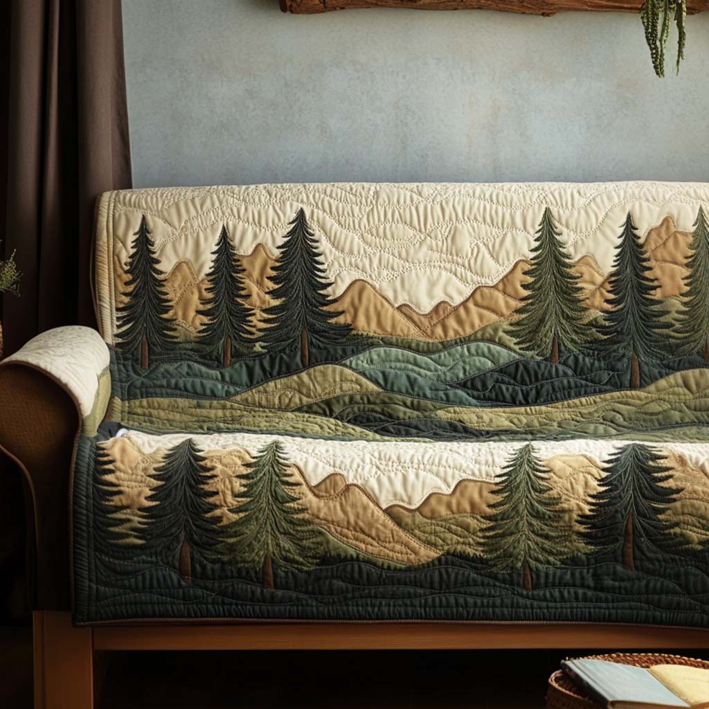 Copertura per Divano Trapuntata Forest Serenity NCU0NT10661