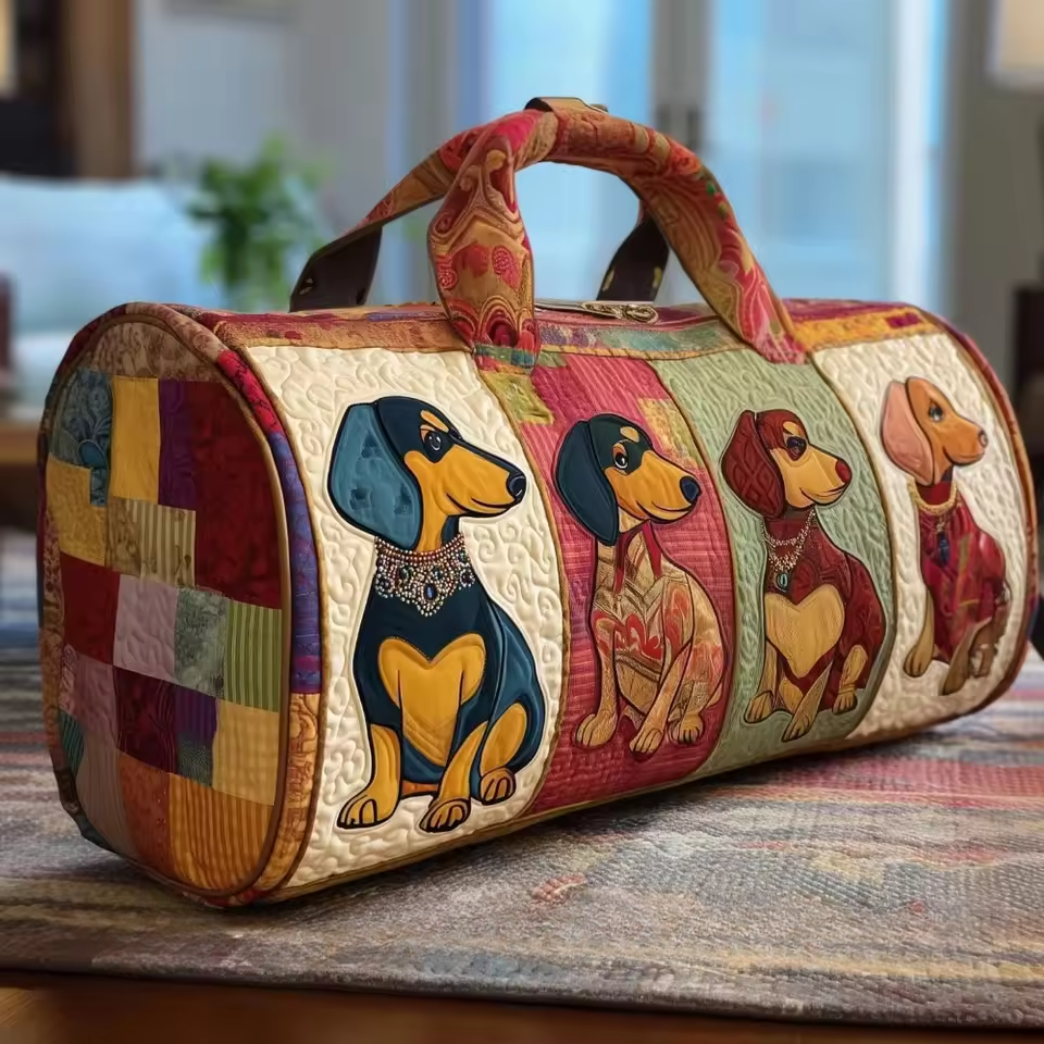 Borsa da viaggio morbida fatta a mano - Berta