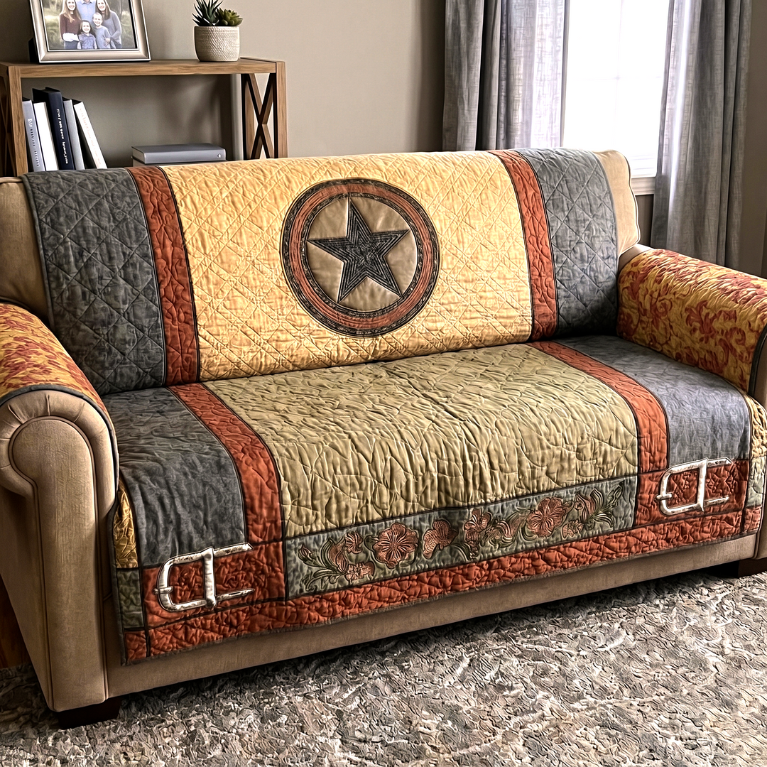 Copertura per Divano Trapuntata Texas Star Bold NCU0XD2128