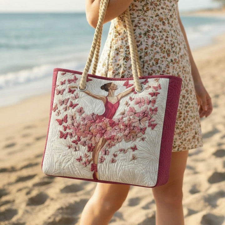 Borsa mare trapuntata Ballerina disponibile nelle misure L e XL