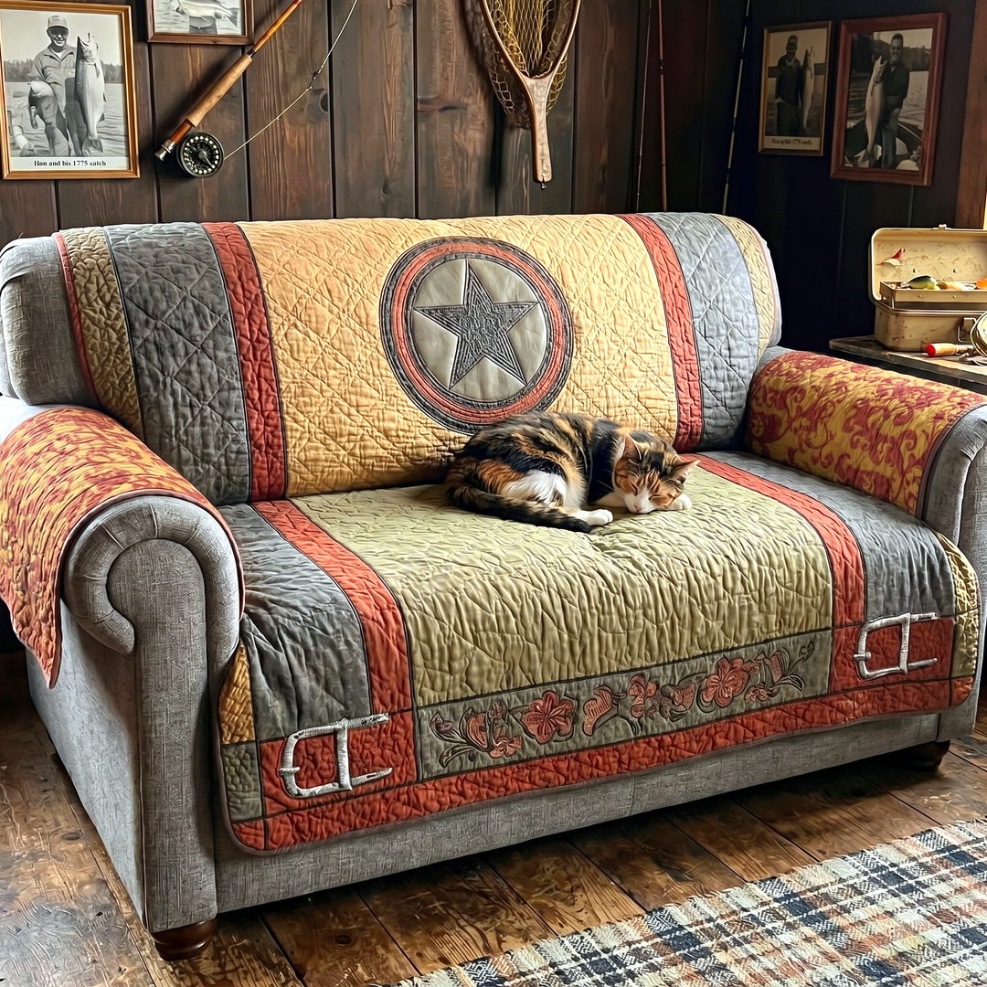 Copertura per Divano Trapuntata Texas Star Bold NCU0XD2128