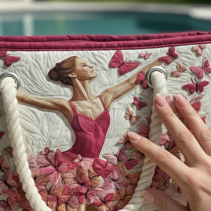 Borsa mare trapuntata Ballerina disponibile nelle misure L e XL