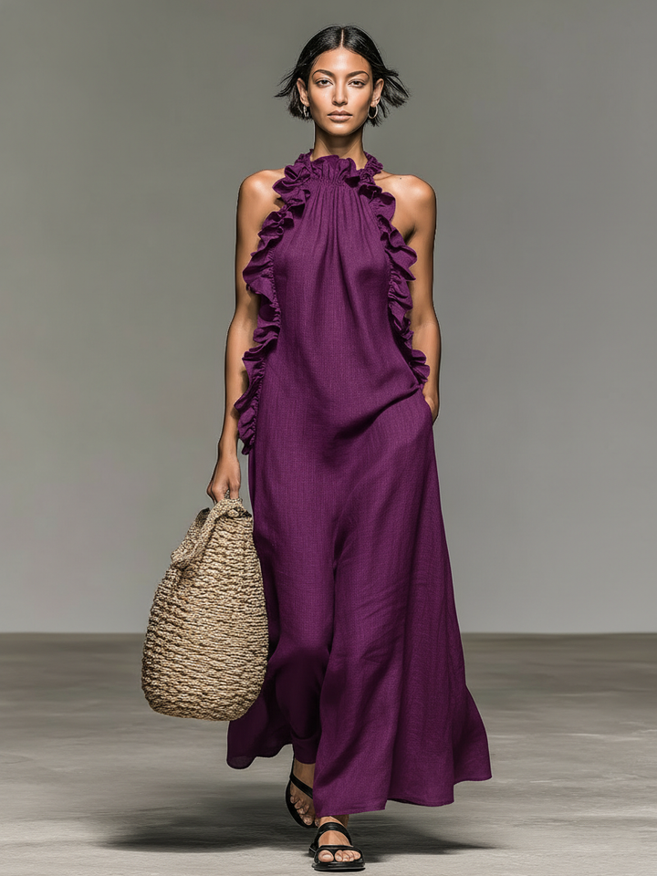 Gladys | Abito Lungo con Tasche