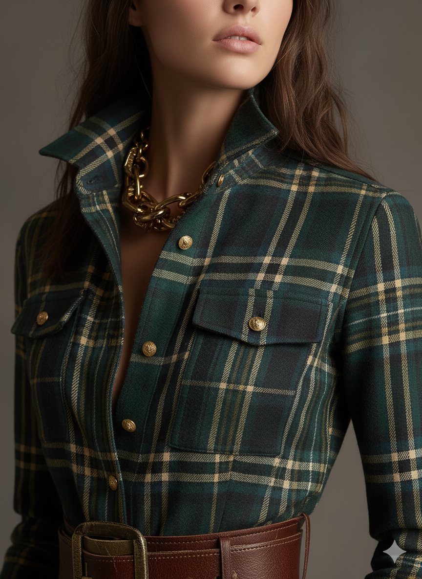 SCARLETT | ABITO CAMICIA MAXI CON CINTURA