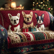Copertura per Divano Trapuntata Bouledogue Francesi
