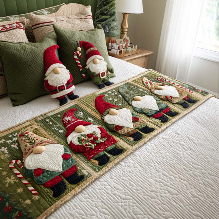 Runner da letto trapuntato Gnome Gathering NCU0NT9603