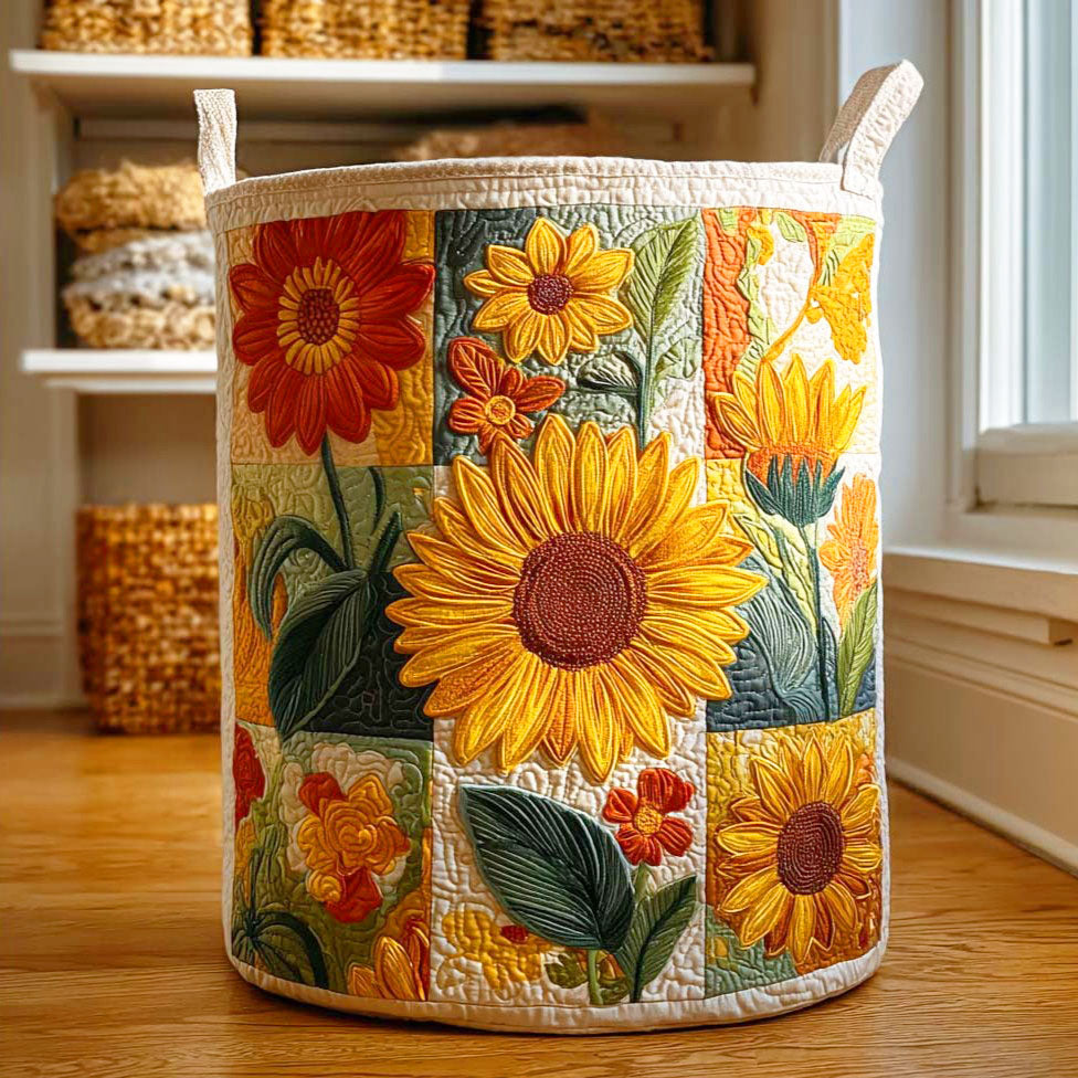 Cesto da Lavanderia Trapuntato Girasole NCU0QN042