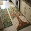 Tappeto da cucina antiscivolo con albero dorato NCU0DK11678
