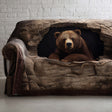 Copridivano trapuntato con orso grizzly NCU0PT9723