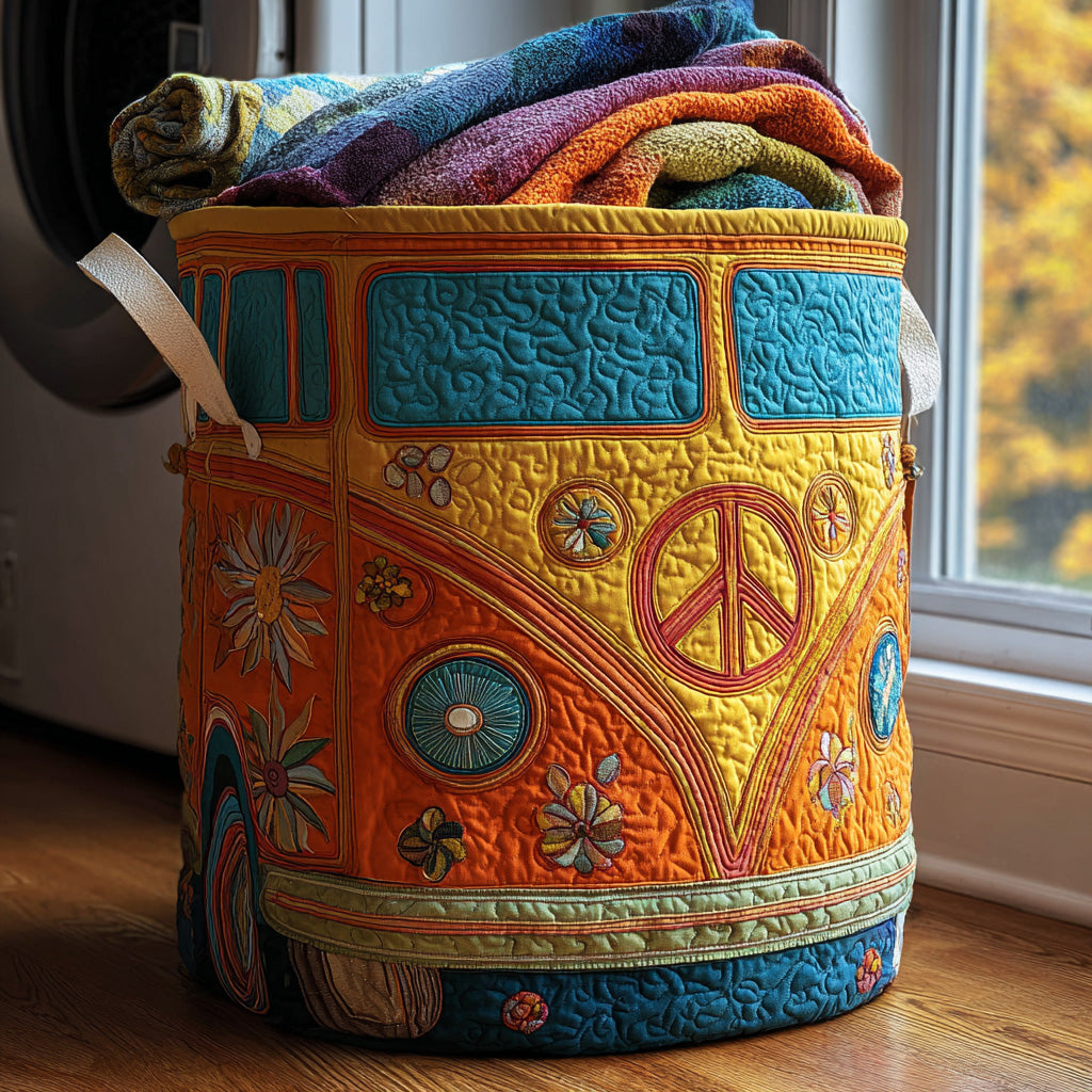 Cesto per la biancheria Quilted Hippie Van NCU0QN026