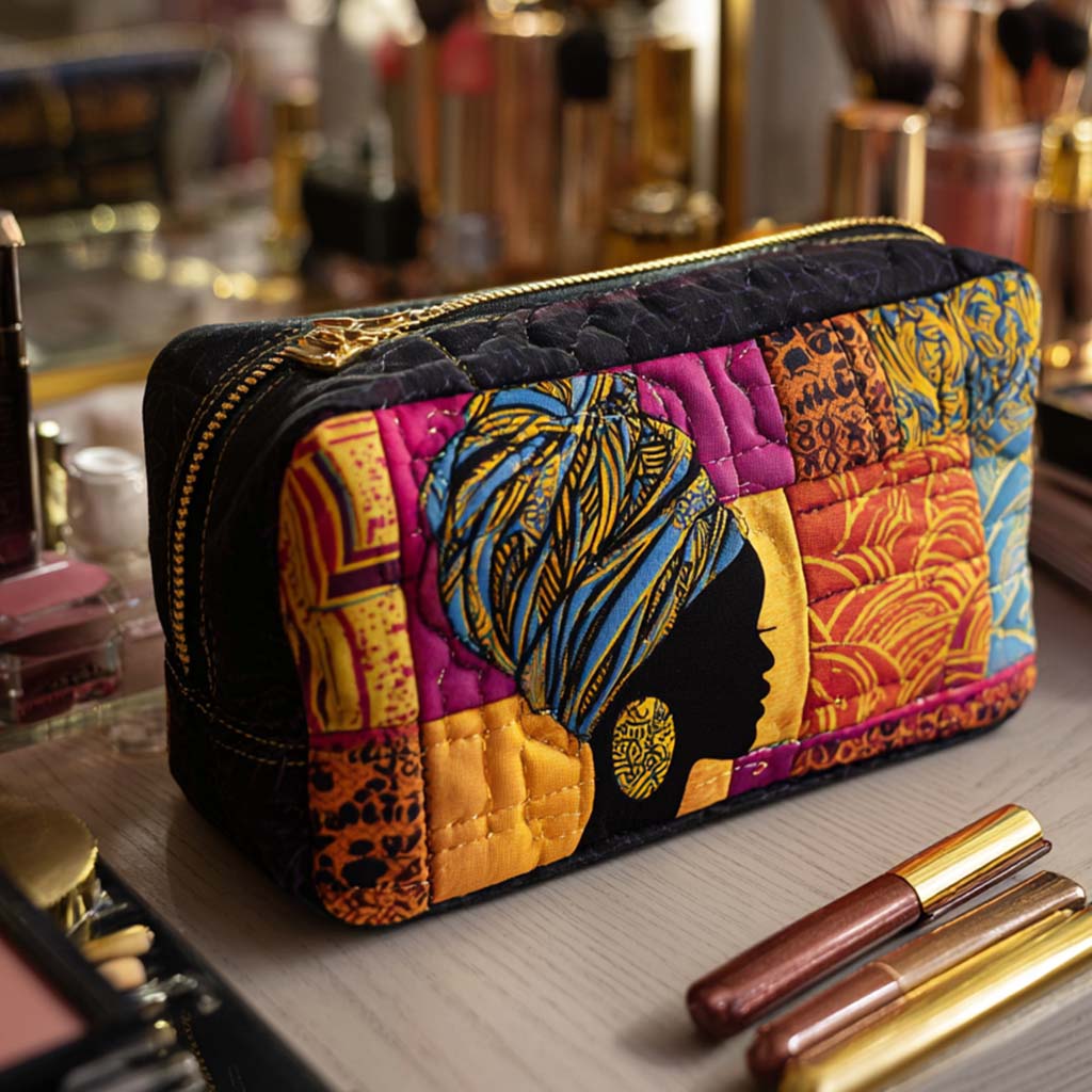 Beauty case trapuntato in stile heritage luminoso NCU0NT10379