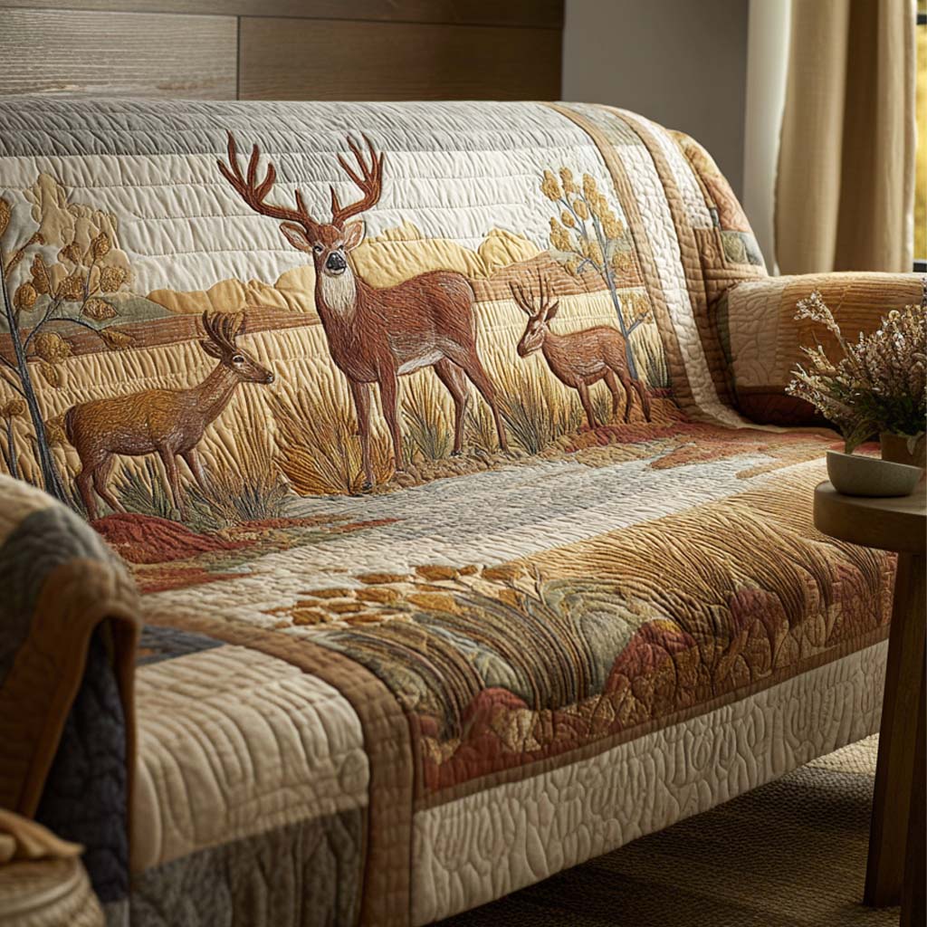 Copertura per Divano Trapuntata Hidden Deer NCU0NT10826