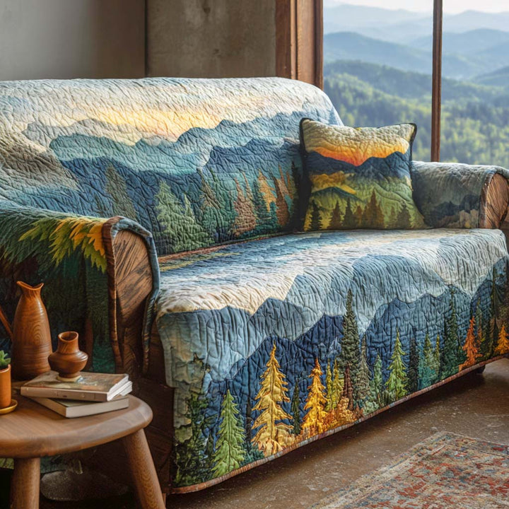 Copertura per Divano Trapuntata Highland Mist NCU0XD1096