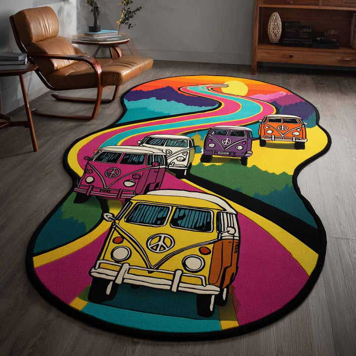 Tappeto Area Personalizzato Forma Hippie Trail NCU0XD2716