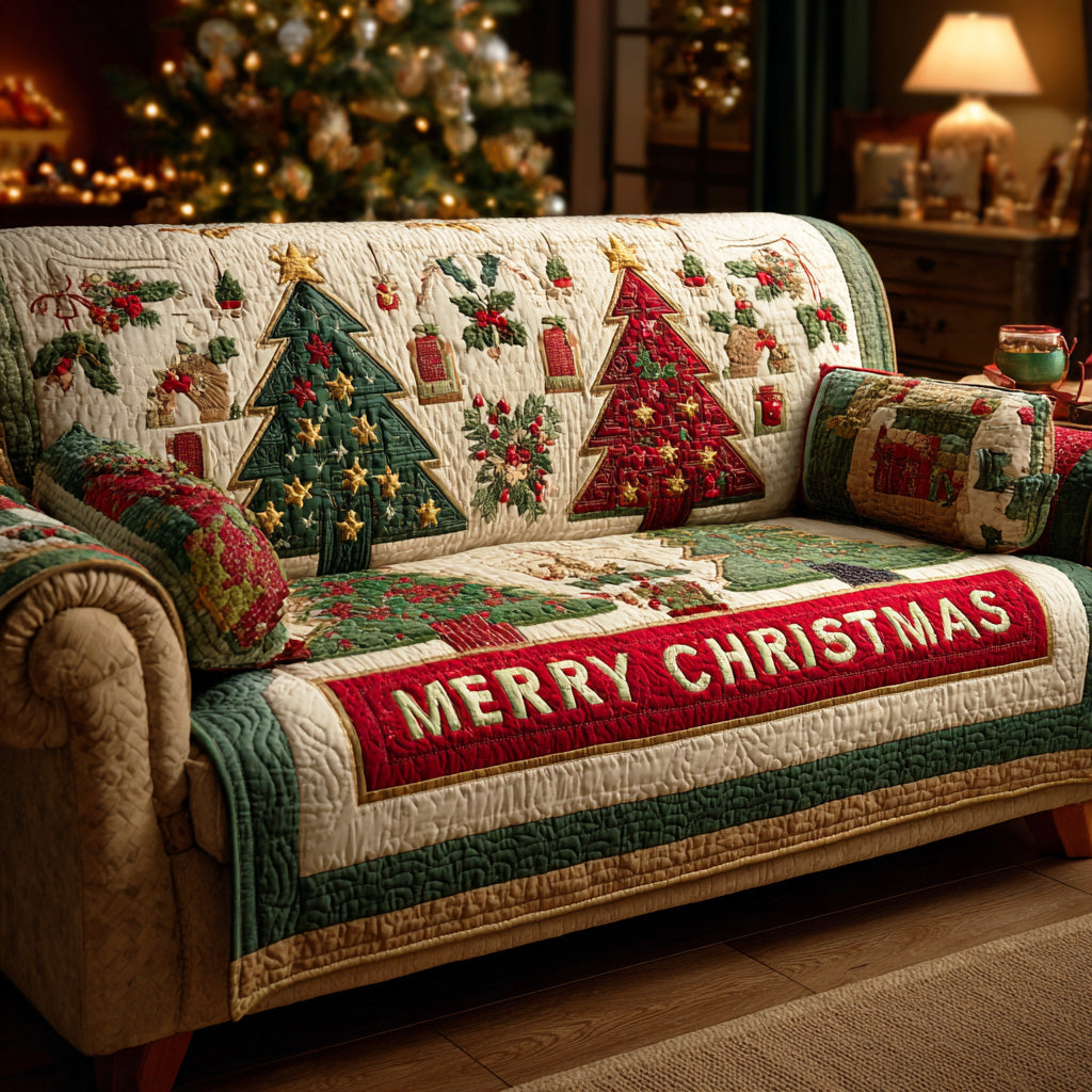 Copertura Quilted per Divano Holiday Spark Joy NCU0TD1382