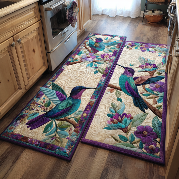 Tappeto da cucina antiscivolo con colibrì delicato NCU0DK11065