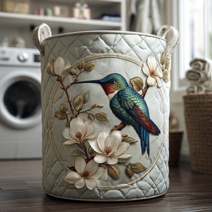Cesto per la Biancheria Quilted in Pizzo Colibrì NCU0DV567